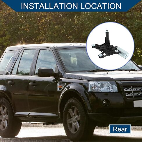 No.LR002243/LR033226 ممسحة زجاج أمامي موتور لاند روفر LR2 2008-2012/محرك ممسحة خلفية/استبدال 3 دبوس/1 قطعة in Saudi Arabia