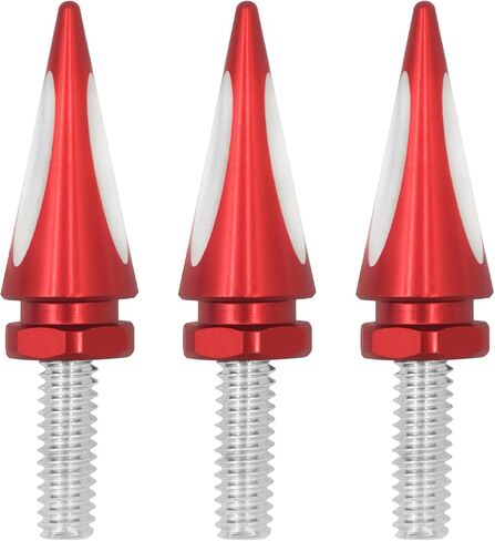 Motorcycle Windscreen Screws Windshield Spike Bolts Fit for Harley Street Glide Electra Glide Ultra Limited 1996-2013 (Red) in Saudi Arabia