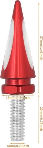 Motorcycle Windscreen Screws Windshield Spike Bolts Fit for Harley Street Glide Electra Glide Ultra Limited 1996-2013 (Red) in Saudi Arabia