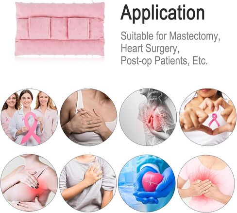 Chemo Port Pillows for Patients Seatbelt, Chemo Port Protector Pacemaker Seat Belt Cushion, Chemotherapy Must Haves Chemo Gifts Men Women Cancer, Minky Dot Coral in Saudi Arabia