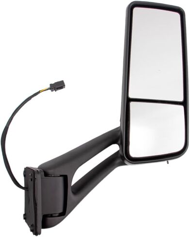 For Peterbilt 579 567 2010-2018 Door Mirror Assembly Heated Defrost Motorized Passenger Side/Right Side RH (Black) in Kuwait