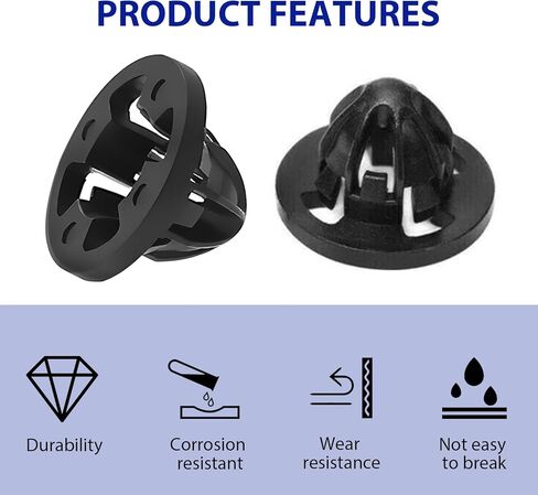 20 قطعة من مشابك تثبيت مجموعة مصابيح الذيل متوافقة مع دودج 2007-2013 رام 1500 2500 3500، يستبدل الجزء # 68084593AA in Kuwait