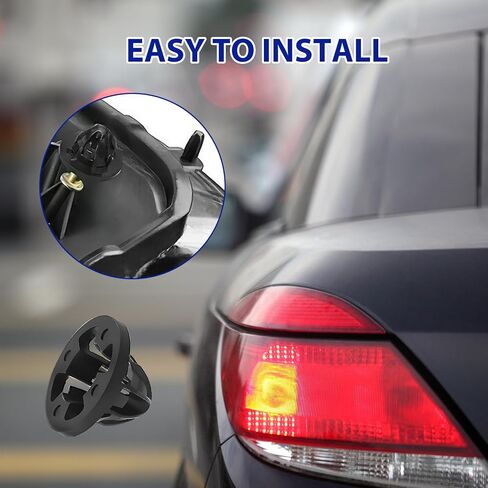 20 قطعة من مشابك تثبيت مجموعة مصابيح الذيل متوافقة مع دودج 2007-2013 رام 1500 2500 3500، يستبدل الجزء # 68084593AA in Kuwait