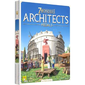 7 Wonders Architects Medals Expansion - New Wonders, Medals, and Strategies Await! Civilization Strategy Game for Kids and Adults, Ages 8+, 2-7 Players, 25 Minute Playtime, Made by Repos Production
