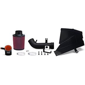 Mishimoto MMAI-CIV-06SIHWBK Performance Air Intake w Heatshield Compatible With Honda Civic Si 2006-2011 Wrinkle Black