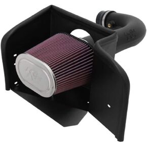 K&N Cold Air Intake Kit: Increase Acceleration & Towing Power, Guaranteed to Increase Horsepower up to 9HP: Compatible with 4.7L, V8, 2002-2012 Dodge Ram 1500, 57-1529