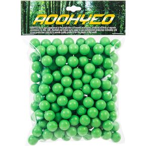 AOOHYEO 250X0.43 Caliber Paintballs - Reusable .43 Cal Rubber Balls for Non-Lethal Outdoor Training Shooting