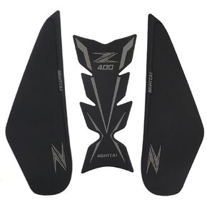 Fuel tank protection sticker, compatible with Kawasaki Z400, motorcycle fuel tank protection pad, both sides of the non-slip fuel tank side sticker