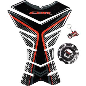 REVSOSTAR Reflective Sticker, Protector Pad, Tank Pad Decal Stickers, Tank Protector for CBR600RR 2003-2015 CBR1000RR 2004-2015 (RED)