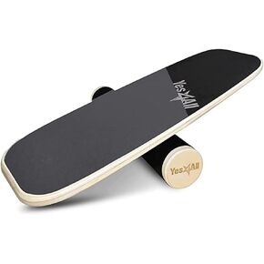 Yes4All Premium Surf Balance Board Trainer with Adjustable Stoppers for Improve Balance, Build Strength & Surf Trainer in Kuwait