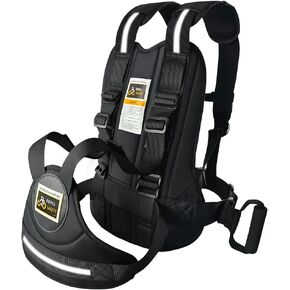 Jolik Child Motorcycle Harness Adjustable with Two Handles, Breathable Material in Black