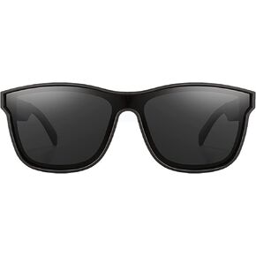 Meagtlva Smart Glasses for Men, Bluetooth Glasses, Open Ear Music Glasses Hands-Free Calling, Polarized Lenses, IP5 Water-Resisntant for Bluetooth Dvieces