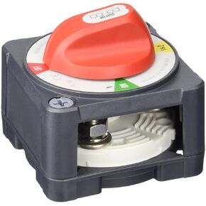 BEP 771-S-EZ Marinco Power Products Pro Installer 1-2-Both Off EZ-Mount Battery Selector Switch, Black