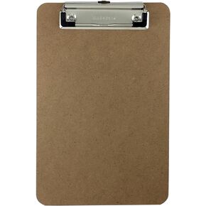 Trade Quest Memo Size 6'' x 9'' Clipboard Low Profile Clip Hardboard (Pack of 1)