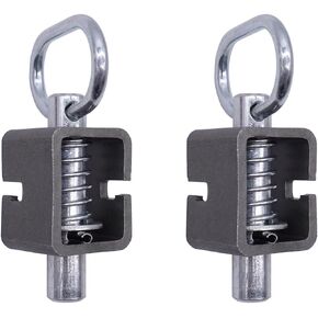 2 Pcs Universal Spring Latch Lock，Weld-On Spring Latch Assembly for Trailer