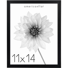 Americanflat 16x24 Poster Frame in Black - Deep Molding Frame with Plexiglass Cover and Hanging Hardware Included for Wall Display