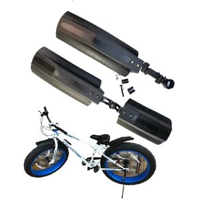 WIROJ BlueSunshine Fat Tire Bike Fenders, 26 inch Snow Bicycle Bike Front Rear Mudguard Cycling Bike Fender for Mountain Bike