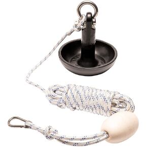 مجموعة مرساة الفطر الفاخرة من نيوبورت بوزن 15 رطل مع حقيبة وحبل وعوامة وأجزاء صلبة من الفولاذ المقاوم للصدأ in Kuwait