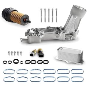 926-959 Aluminum Engine Oil Cooler & Filter Housing Kit with Sensors and Gaskets 926-876 Fit for Chrysler 200 300 Dodge Charger Challenger Journey Wrangler Ram, ProMaster 3.6L V6 in Kuwait