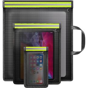 حقائب فاراداي للهواتف، 3 عبوات من حقائب فاراداي مقاومة للنبضات الكهرومغناطيسية لأجهزة الكمبيوتر المحمولة والأجهزة اللوحية ومفاتيح السيارة، واقي مفتاح فاراداي مع شريط عاكس مضاد للسرقة والتتبع in Kuwait