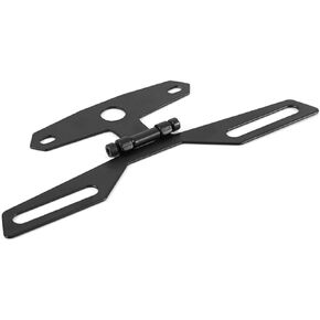 Motorcycle Number Plate Holder, Motorcycle Flip Plate Folding License Plate Tail Light Holder, Metric Motorcycle License Bracket Mount for Motorcycle ATV