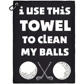 Artpreti Funny Golf Towel, Printed Golf Towels for Golf Bags with Clip, Golf Gift for Men Husband Boyfriend Dad, Birthday Gifts for Golf Fan - The Price is Wrong