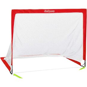 GoSports Premier Portable Pop Up Soccer Goals - Kids & Adults - Available in 4 ft and 6 ft Backyard Sizes