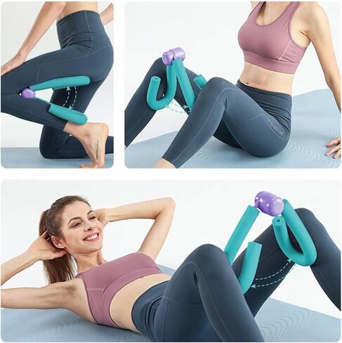 GUKOY Thigh Master Inner Thigh Workout Equipment, Thigh Arm Toner Trimmer for Home Gym Yoga Sport Weight Loss in Kuwait