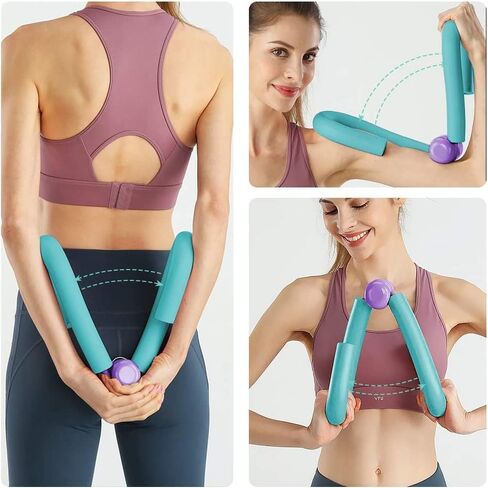 GUKOY Thigh Master Inner Thigh Workout Equipment, Thigh Arm Toner Trimmer for Home Gym Yoga Sport Weight Loss in Kuwait