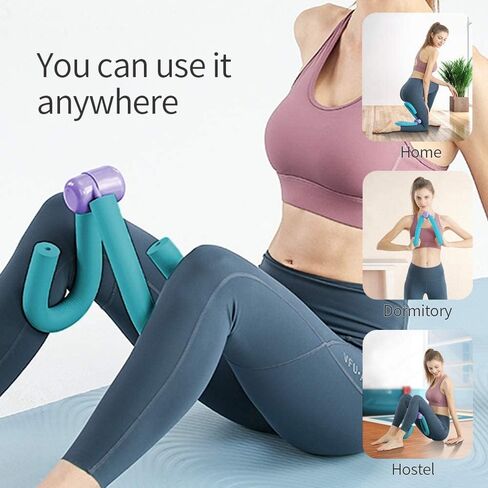 GUKOY Thigh Master Inner Thigh Workout Equipment, Thigh Arm Toner Trimmer for Home Gym Yoga Sport Weight Loss in Kuwait