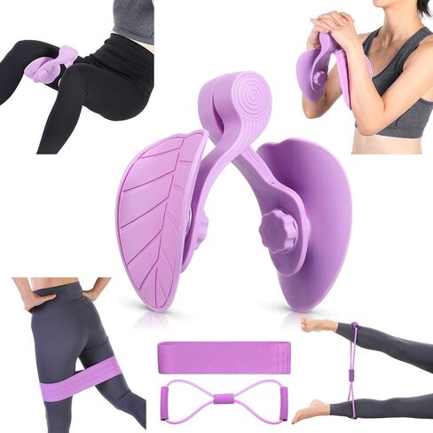 Syhood Thigh Hip Trainer Exercise Equipment Thigh Exerciser Hip Trainer with Resistance Bands and Bodybuilding Expander for Hips and Glutes Workout in Saudi Arabia