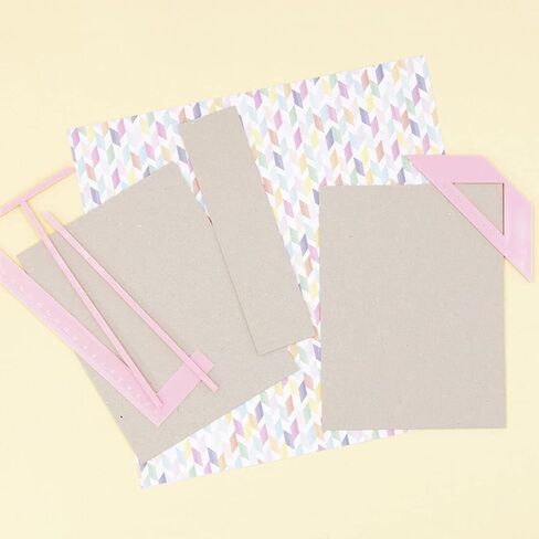 Craftelier - Set of 2 Squares for Rounded Corners Binding | Perfect Tool for Binding Planners, Binders or Albums | Two Sizes of 1/4“ and 1/2" - Turquoise Color in Saudi Arabia