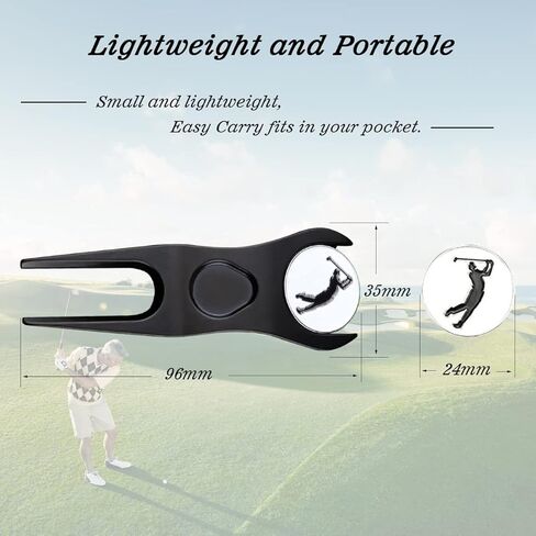 Yliebeter Divot Repair Tool with Magnetic Ball Marker Golf Divot Tools Golf Gifts for Men and Women Golfers in Kuwait