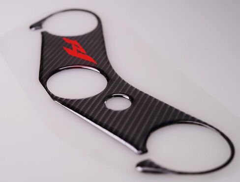 REVSOSTAR 5D Real Carbon, Motorcycle Gas Tank Protector, Tank Pad Sticker, Tank Cap, Fuel Cap Decal, Top Clamp Triple Tree Pad with Keychain for R1, 4 Pcs Per Set in Saudi Arabia