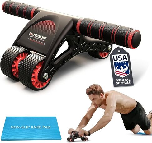 عجلة هاريسون آب رولر للتمارين الأساسية - آب رولر لتمرين البطن للرجال والنساء in Kuwait