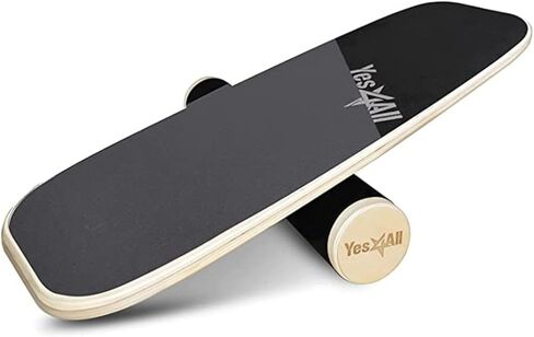 Yes4All Premium Surf Balance Board Trainer with Adjustable Stoppers for Improve Balance, Build Strength & Surf Trainer in Kuwait