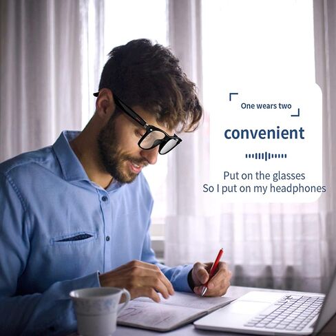نظارات بلوتوث من Meagtlva للرجال والنساء، نظارات شمسية بلوتوث مفتوحة الأذن ومكبر صوت موسيقى ومكالمات بدون استخدام اليد (عدسات شمسية) in Kuwait