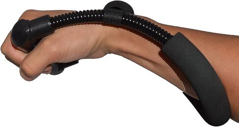 WristFlexor w/Instructions | Forearm Strengthener & Wrist Exerciser Extensor Toner (Black) in Kuwait