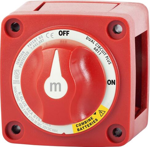 Blue Sea 6011 m-Series (Mini) Battery Switch Dual Circuit Plus in Saudi Arabia