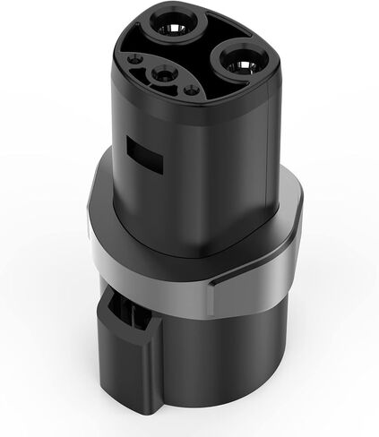 CHARCO J1772 to Tesla Charging Adapter 60A 250V AC, Portable Fast Charging SAE J1772 to Tesla Charger Adapter, Compatible with Tesla Model 3 Model Y Model X/S, Charger Accessories, Silver-Black in Kuwait