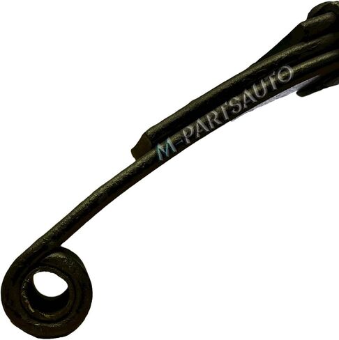 M-Parts Auto 2 × 24.62 بوصة نهاية نصف قطر 4 أوراق زنبركية سعة 2000 رطل لكل محور، عرض 1.75 بوصة × ارتفاع 4 بوصة، زنبرك أوراق جلبة من النايلون - معرف عين 11/16 × معرف جلبة 9/16 بوصة. (زوج واحد) MAT-179 in Kuwait