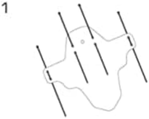 MTB Fender - واقي الطين للدراجة - حاجز الدراجة الجبلية - أرسل IT واقي الطين من ألياف الكربون لـ 26 دراجة مقاس 27.5 و29 بوصة (أزرق) in Kuwait