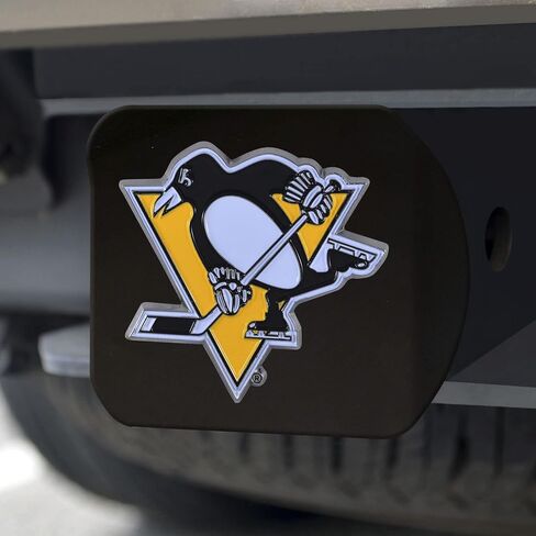 FANMATS 22787 Pittsburgh Penguins Black Metal Hitch Cover - 3D Color Emblem in Saudi Arabia