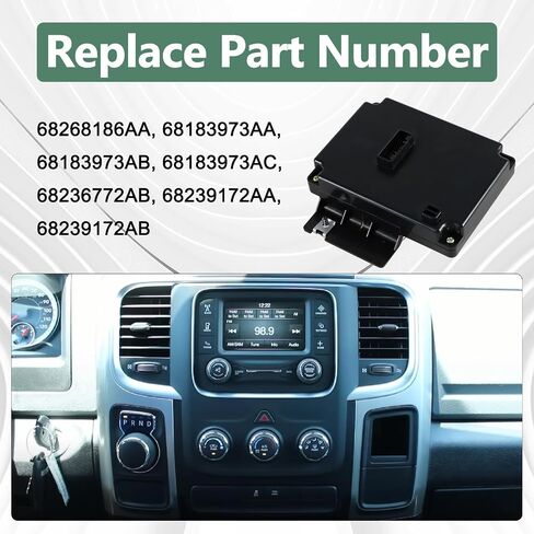 وحدة سخان تكييف الهواء FUSCH متوافقة مع Ram 1500 2014 2015 2016 2017 استبدال #: 68268186AA 68183973AA 68183973AB 68183973AC 68236772AB in Kuwait