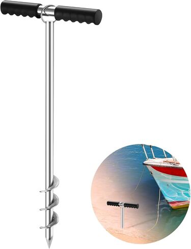 DACK Boat Anchor, 23'' Sand Anchor, Pontoon, Kayak Anchor, Jet Ski for 25' Boats, Keeps Your Watercraft Securely Anchored Near Shore, Sand-bar or in Shallow Water in Kuwait