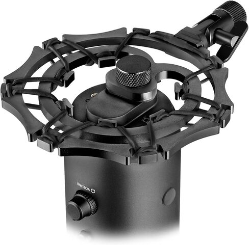 Vocalbeat Blue Yeti Microphone Shock Mount Mic Holder - Blue Yeti Shock Mount for Anti Vibrations from Quality Aluminum Material - Shockmount Accessories Compatible with Blue Yeti Boom Arm Mic Stand in Saudi Arabia
