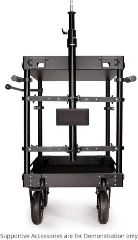 PROAIM Steadicam System for Camera Production Carts. Supports Stabilizers, Vest & Flycam Flowline Rigs, CNC Aluminum Made. Includes 2-Stage 1.75" Mast Riser with a 5/8" Baby Pin Adapter (SS-CT) in Saudi Arabia