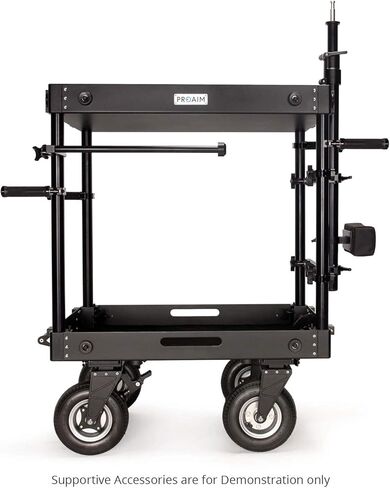 PROAIM Steadicam System for Camera Production Carts. Supports Stabilizers, Vest & Flycam Flowline Rigs, CNC Aluminum Made. Includes 2-Stage 1.75" Mast Riser with a 5/8" Baby Pin Adapter (SS-CT) in Saudi Arabia