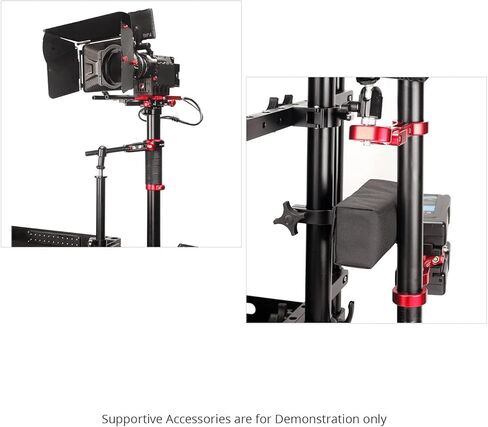PROAIM Steadicam System for Camera Production Carts. Supports Stabilizers, Vest & Flycam Flowline Rigs, CNC Aluminum Made. Includes 2-Stage 1.75" Mast Riser with a 5/8" Baby Pin Adapter (SS-CT) in Saudi Arabia