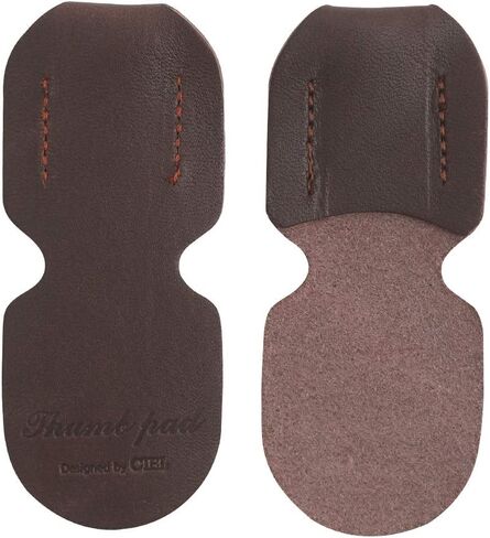 Saxophone Thumb Rest Cushion, Saxophone Thumb Pad, Saxophone Thumb Protector, Alto/Tenor Saxophone, Soft Durable Leather, Handmade in Saudi Arabia